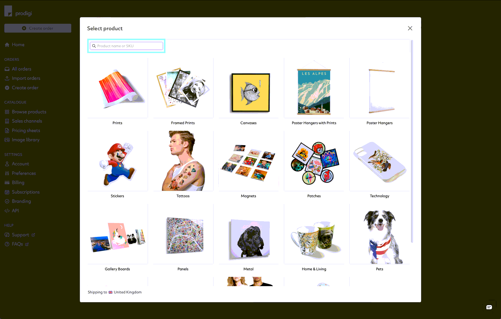 Prodigi TikTok Produktkonfigurationsschritt 3